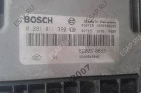 SCENIC II MEGANE II 1.9DCI БЛОК УПРАВЛЕНИЯ 0281011390