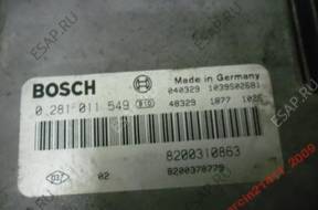 scenic ll 2 03- 1.9 DCI 120 БЛОК УПРАВЛЕНИЯ 0281011549