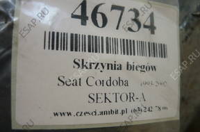 SEAT CORDOBA КОРОБКА ПЕРЕДАЧ 1.4 8V