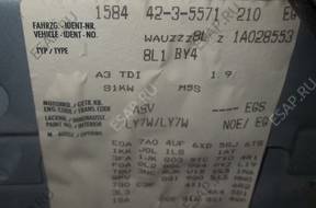 seat GOLF IV 110 KM 1.9 TDI ASV двигатель еще на машине КОМПЛЕКТНЫЙ