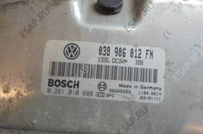 SEAT LEON 1.9 TDI БЛОК УПРАВЛЕНИЯ 038906012FN 0281010686