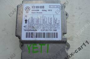 SEAT SKODA VW БЛОК УПРАВЛЕНИЯ СЕНСОР AIR BAG 5C0959655B