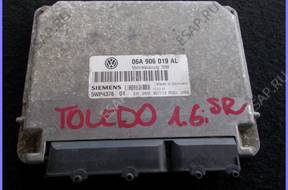 SEAT TOLEDO 1.6 8V 99 БЛОК УПРАВЛЕНИЯ ДВИГАТЕЛЕМ 06A906019AL