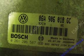 SEAT TOLEDO 1.8 БЛОК УПРАВЛЕНИЯ 06A906018GC 0261206587