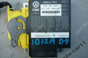 SEAT VW БЛОК УПРАВЛЕНИЯ AIR BAG 6Q0909605 год,
