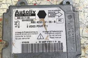 СЕНСОР AIRBAG ПОДУШЕК 9644903380 PEUGEOT 206 nr13