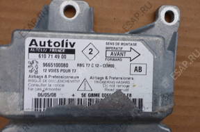СЕНСОР БЛОК УПРАВЛЕНИЯ AIRBAG PEUGEOT 308 9665100080