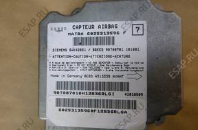 СЕНСОР ПОДУШЕК POWIETRZNYCH RENAULT 6025313596F