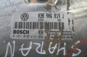 sharan 00-05 БЛОК УПРАВЛЕНИЯ 1.9 tdi 038906019J
