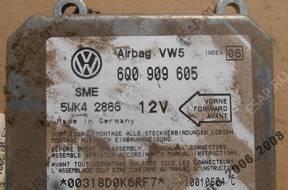 SHARAN ALHAMBRA 1.9 TDI СЕНСОР AIRBAG 6Q0909605