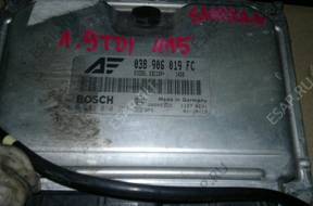 SHARAN ALHAMBRA 1.9TDI БЛОК УПРАВЛЕНИЯ КОМПЛЕКТ 038906019FC