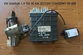 SHARAN БЛОК УПРАВЛЕНИЯ ЗАМОК ЗАЖИГАНИЯ ИММОБИЛАЙЗЕР 1,9 TDI 90KM КОМПЛЕКТ