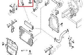 ШЛАНГ ПАТРУБОК ИНТЕРКУЛЛЕРА IVECO Daily 3,0 904136611