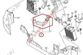 ШЛАНГ ПАТРУБОК ТУРБО  AUDI A4 S4 2,0TFSI SEAT EXEO