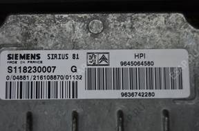 SIEMENS  SIRIUS 81-C5 - BSI- 2.0B - HPI 9645064580