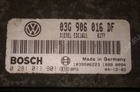 SKODA  AUDI SEAT 1,9 TDI БЛОК УПРАВЛЕНИЯ 03G 906 016 DF