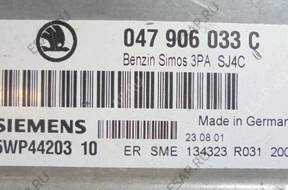 SKODA FABIA 1.4 MPI БЛОК УПРАВЛЕНИЯ 047906033C 5WP44203