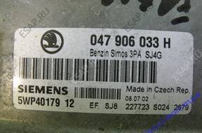 SKODA FABIA 1.4 MPI БЛОК УПРАВЛЕНИЯ 047906033H 5WP4017912
