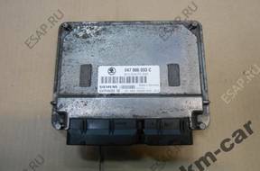 SKODA FABIA 1.4 MPI БЛОК УПРАВЛЕНИЯ ДВИГАТЕЛЕМ 047906033C