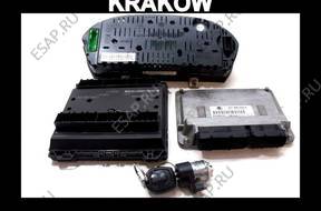 SKODA FABIA 1.4MPI БЛОК УПРАВЛЕНИЯ КОМПЛЕКТ 047906033H