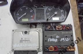 Skoda Fabia 1.9 SDI БЛОК УПРАВЛЕНИЯ КОМПЛЕКТ 038906012CE UK