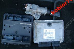 skoda fabia БЛОК УПРАВЛЕНИЯ+ЗАМОК ЗАЖИГАНИЯ+БЛОК 1.4 16v 2003 год
