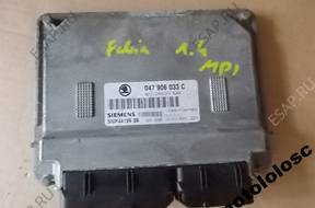 SKODA FABIA I БЛОК УПРАВЛЕНИЯ ДВИГАТЕЛЕМ 047906033C 1.4 MPI