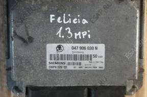 Skoda Felicia 1.3MPI БЛОК УПРАВЛЕНИЯ 5WP432602 047906030N
