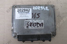 Skoda Felicia 1996 год 1.3Mpi БЛОК УПРАВЛЕНИЯ ДВИГАТЕЛЕМ SIEMENS
