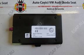 SKODA OCTAVIA III МОДУЛЬ УСИЛИТЕЛЬ GPS 5E0035502