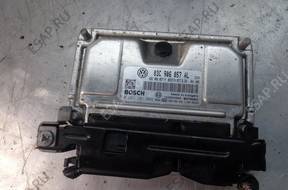 SKODA ROOMSTER 1.6 16V BTS БЛОК УПРАВЛЕНИЯ ДВИГАТЕЛЕМ BOSCH