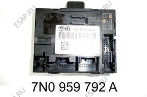SKODA SUPERB YETI БЛОК УПРАВЛЕНИЯ МОДУЛЬ ДВЕРИ 7N0959792A