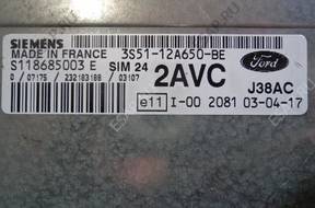 STREETKA STREET KA БЛОК УПРАВЛЕНИЯ 3S51-12A650-BE 2AVC