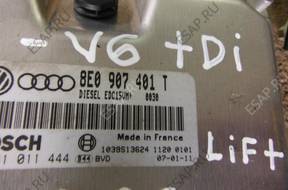 SUPERB I 2.5 TDI БЛОК УПРАВЛЕНИЯ ДВИГАТЕЛЕМ 8E0907401T
