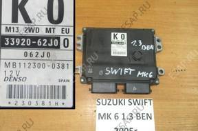 SUZUKI SWIFT MK6 1.3 БЛОК УПРАВЛЕНИЯ 33920-62J00