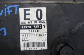 SWIFT 1.3 16V MK6 2009 год. БЛОК УПРАВЛЕНИЯ 33920-72K0 1