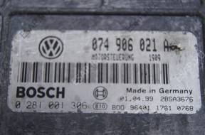T4 2.5TDI БЛОК УПРАВЛЕНИЯ ДВИГАТЕЛЕМ 074906021A 0281001306