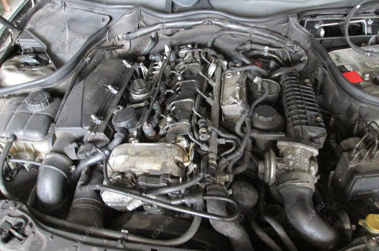 Om647. Мерседес мл 163 2. 7 cdi. 2 w210 мотор. Om612 2.