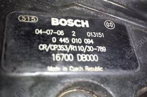 ТНВД RENAULT MASCOTT 3.0 DCI 0445010094