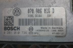 TOUAREG 5.0 V10 БЛОК УПРАВЛЕНИЯ ДВИГАТЕЛЕМ 070906016D BOSCH