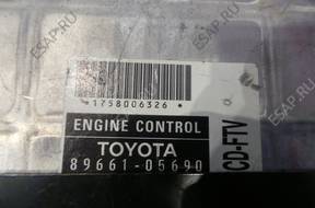 TOYOTA AVENSIS 2,0D БЛОК УПРАВЛЕНИЯ ДВИГАТЕЛЕМ 89661-05690