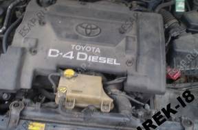 TOYOTA AVENSIS 2.0 D4D  2002  двигатель