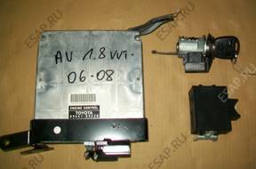 TOYOTA AVENSIS T25 06-08 1.8 VVT-I БЛОК УПРАВЛЕНИЯ КОМПЛЕКТ