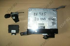 TOYOTA AVENSIS T25 06-08 2.0 D4D БЛОК УПРАВЛЕНИЯ КОМПЛЕКТ