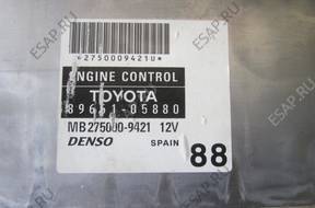 TOYOTA AVENSIS T25 1.8 VVTI БЛОК УПРАВЛЕНИЯ ДВИГАТЕЛЕМ