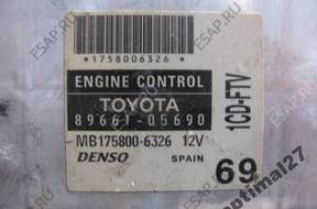 TOYOTA AVENSIS T25 2,0 D4D БЛОК УПРАВЛЕНИЯ 89661-05690