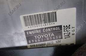TOYOTA AVENSIS T25 2.0 VVTI ДВИГАТЕЛЬ 1AZ БЛОК УПРАВЛЕНИЯ