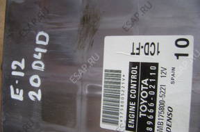 Toyota Corolla E12 2.0 D4D БЛОК УПРАВЛЕНИЯ ДВИГАТЕЛЕМ