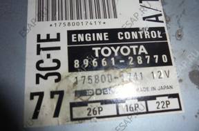 TOYOTA ESTIMA БЛОК УПРАВЛЕНИЯ 175800-1741 / 89661-28770