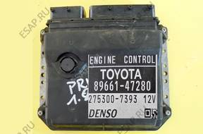 TOYOTA PRIUS III 1.8 БЛОК УПРАВЛЕНИЯ ДВИГАТЕЛЕМ 89661-47280